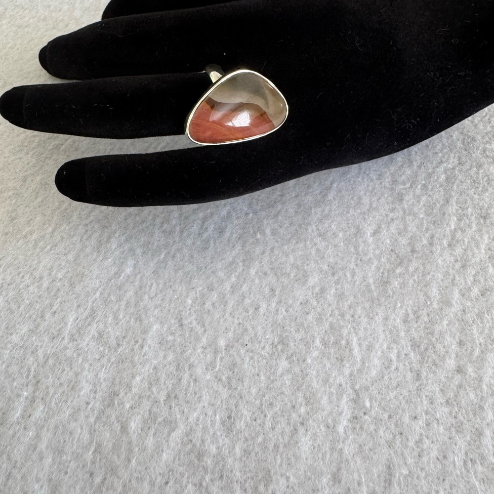 Brown Agate Ring